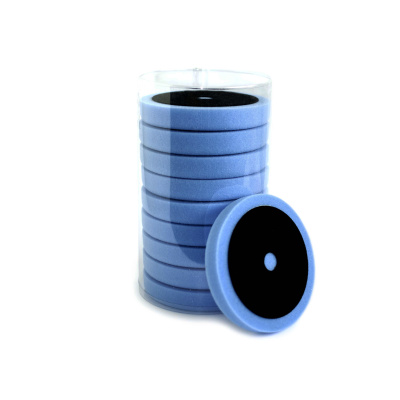 Poetspad blauw 150x25mm in plastic koker