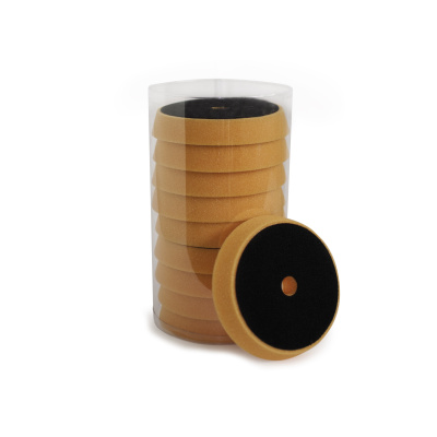 Poetspad oranje 150x25mm excentrisch in plastic koker